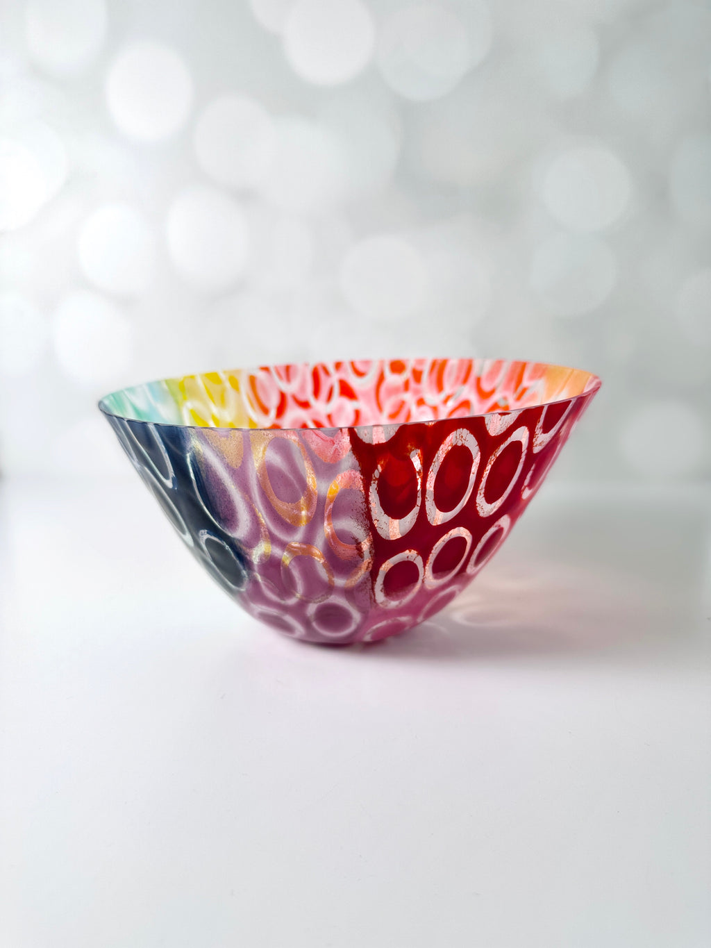 Rainbow Bubbles Art Bowl image 3