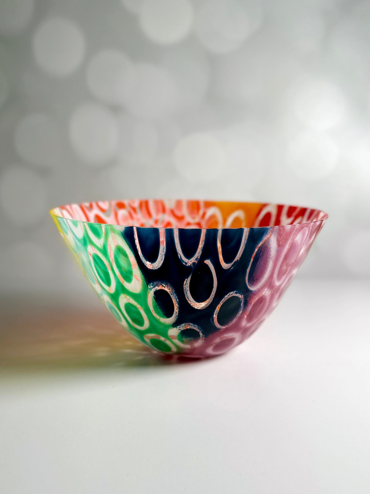 Rainbow Bubbles Art Bowl image 2