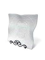 White Sugar Skull Plate