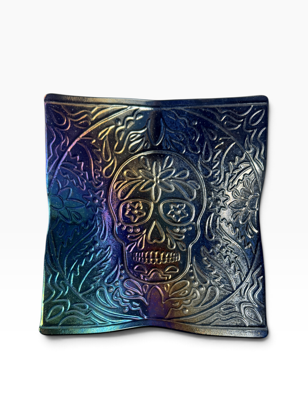 Irridecent Sugar Skull Plate