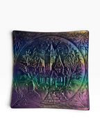 Iridescent Haunted Manor Decorative Plate