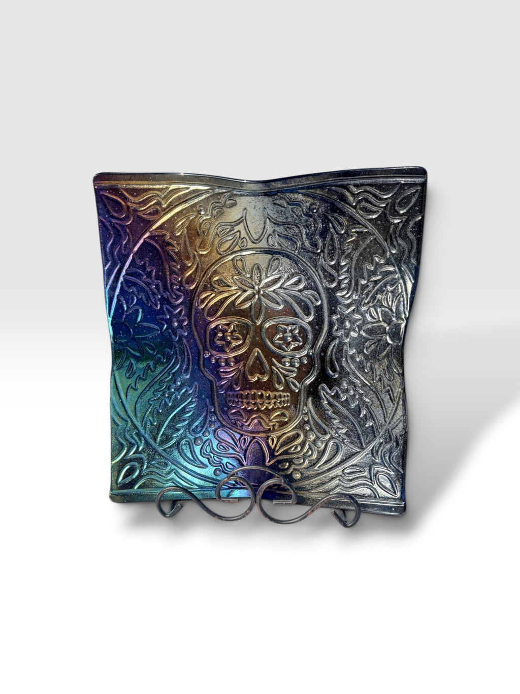 Irridecent Sugar Skull Plate