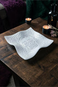 White Sugar Skull Plate