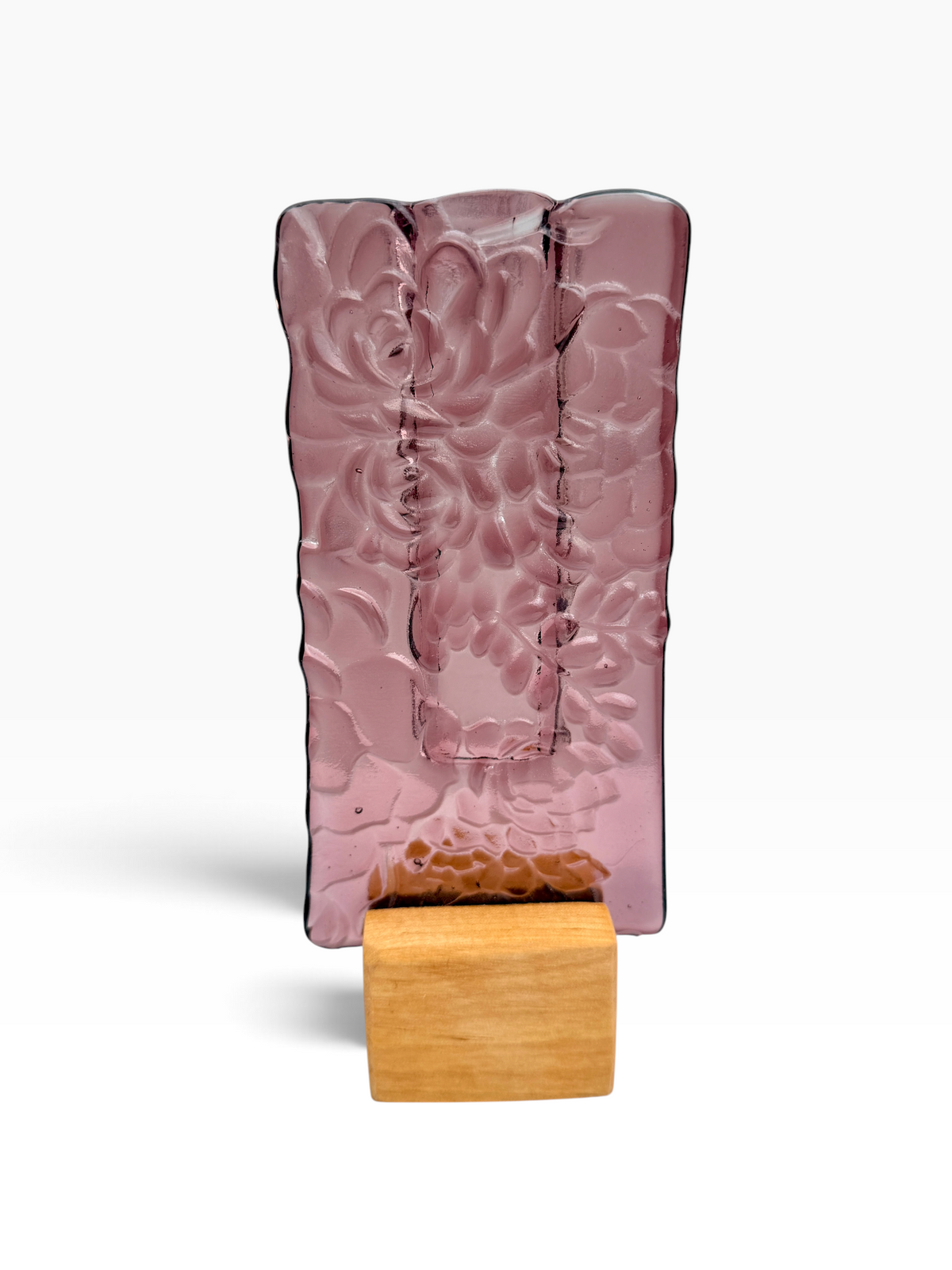 Small Pocket Vase- Plum Succulent