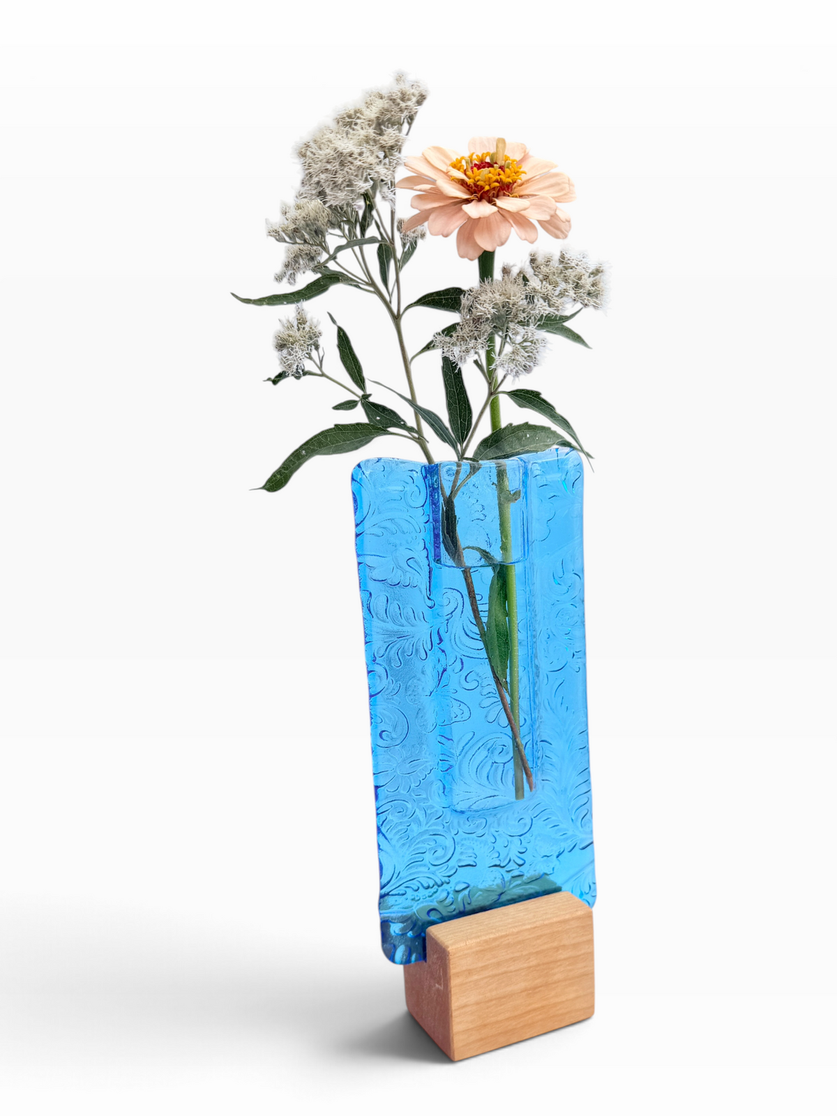 Small Pocket Vase- Vines & Butterflies
