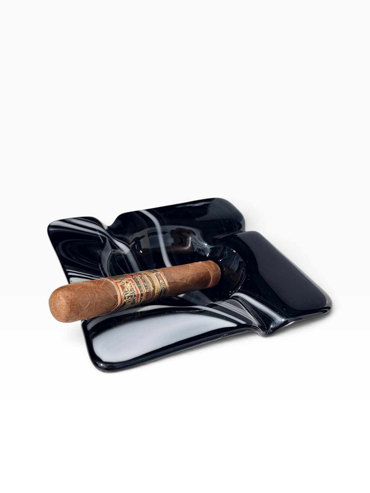 Fused Glass Cigar Ashtray