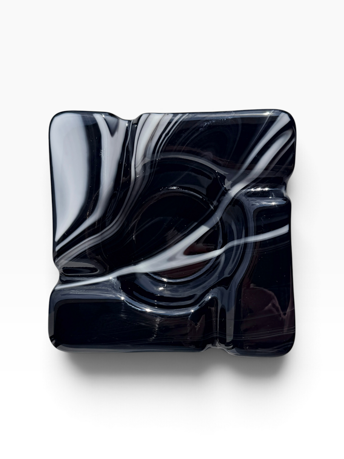 Fused Glass Cigar Ashtray