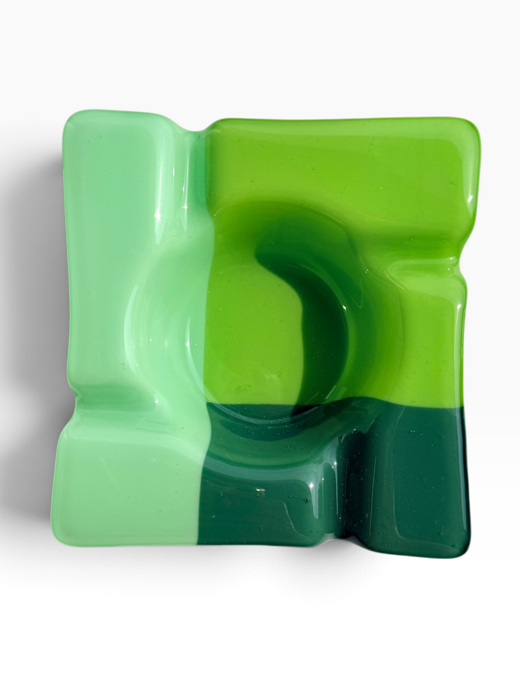 Fused Glass Cigar Ashtray