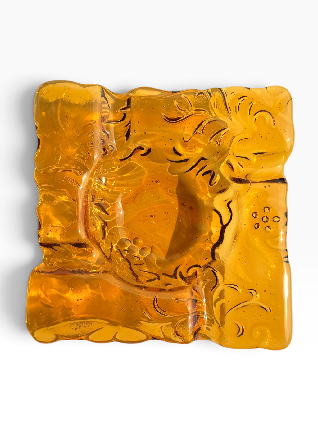 Fused Glass Cigar Ashtray