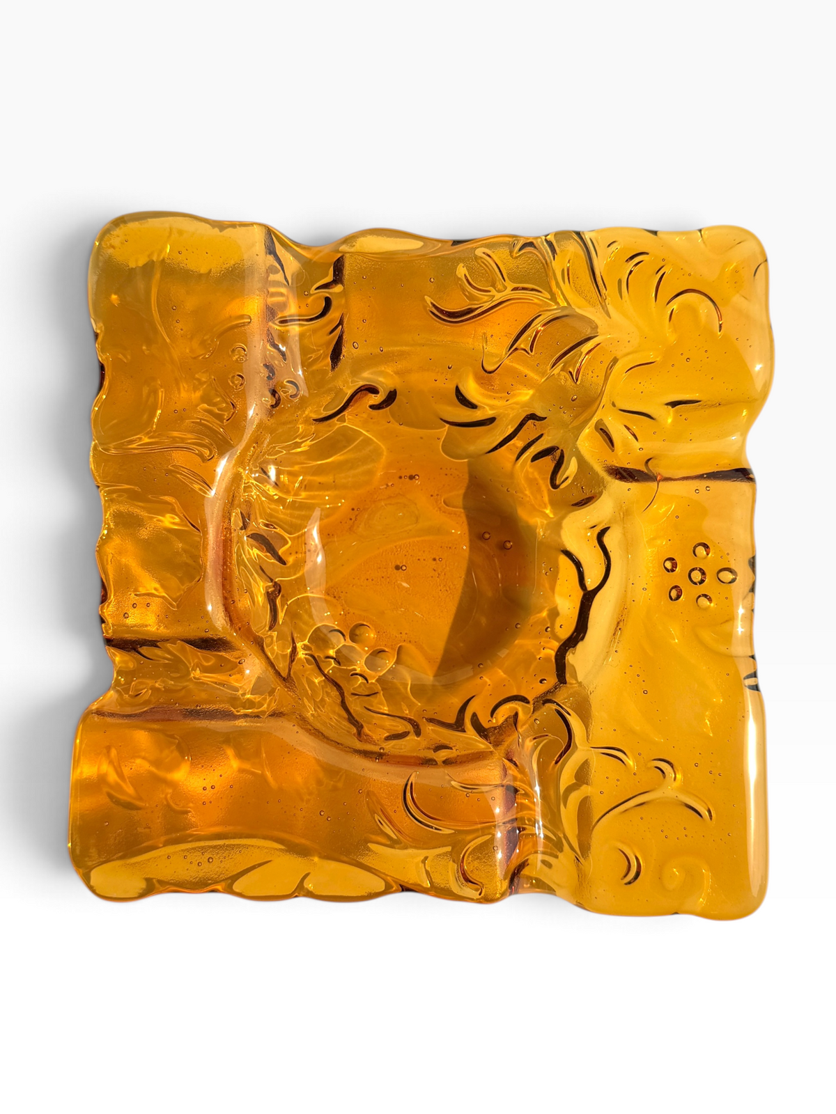 Fused Glass Cigar Ashtray