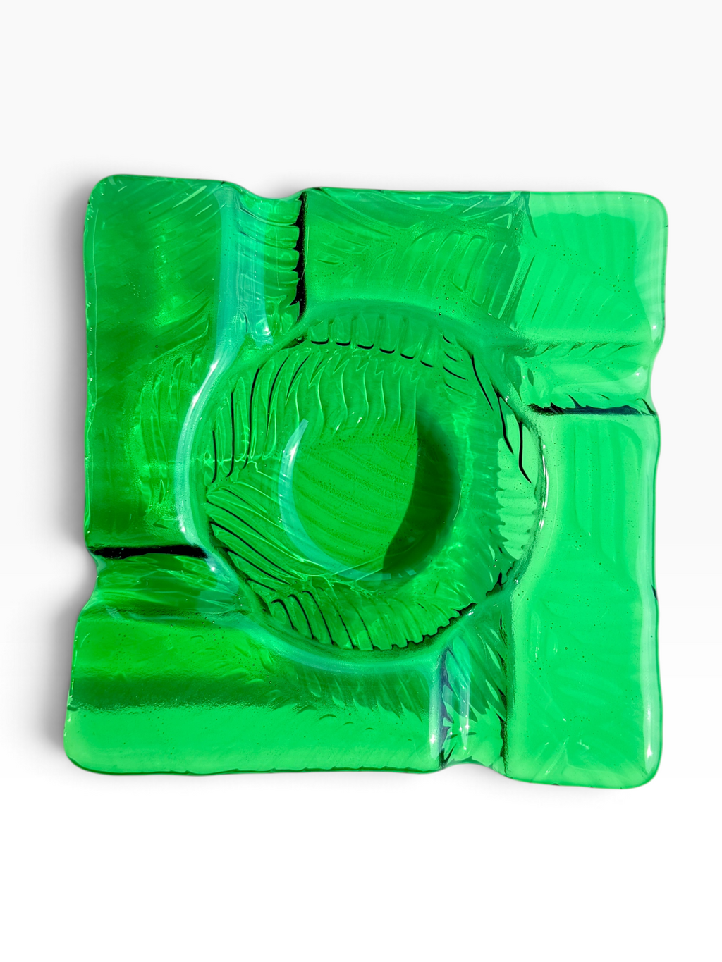 Fused Glass Cigar Ashtray