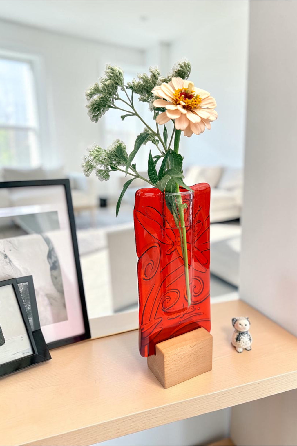 Small Pocket Vase- Dragonfly
