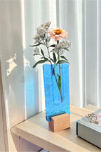 Small Pocket Vase- Vines & Butterflies
