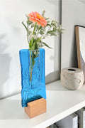 Small Pocket Vase- Peackock Feather