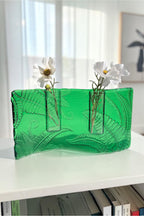 Wave Pocket Vase-Fern