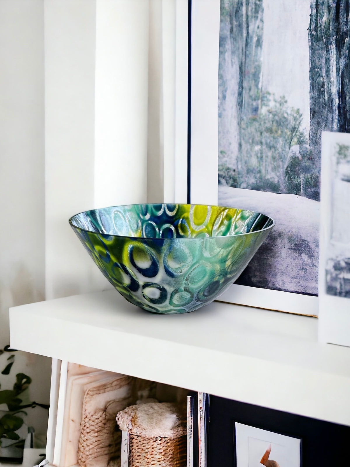 Ocean Bubbles Art Bowl image 5